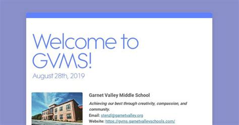 alma gvms|GVMS Welcomes You to .